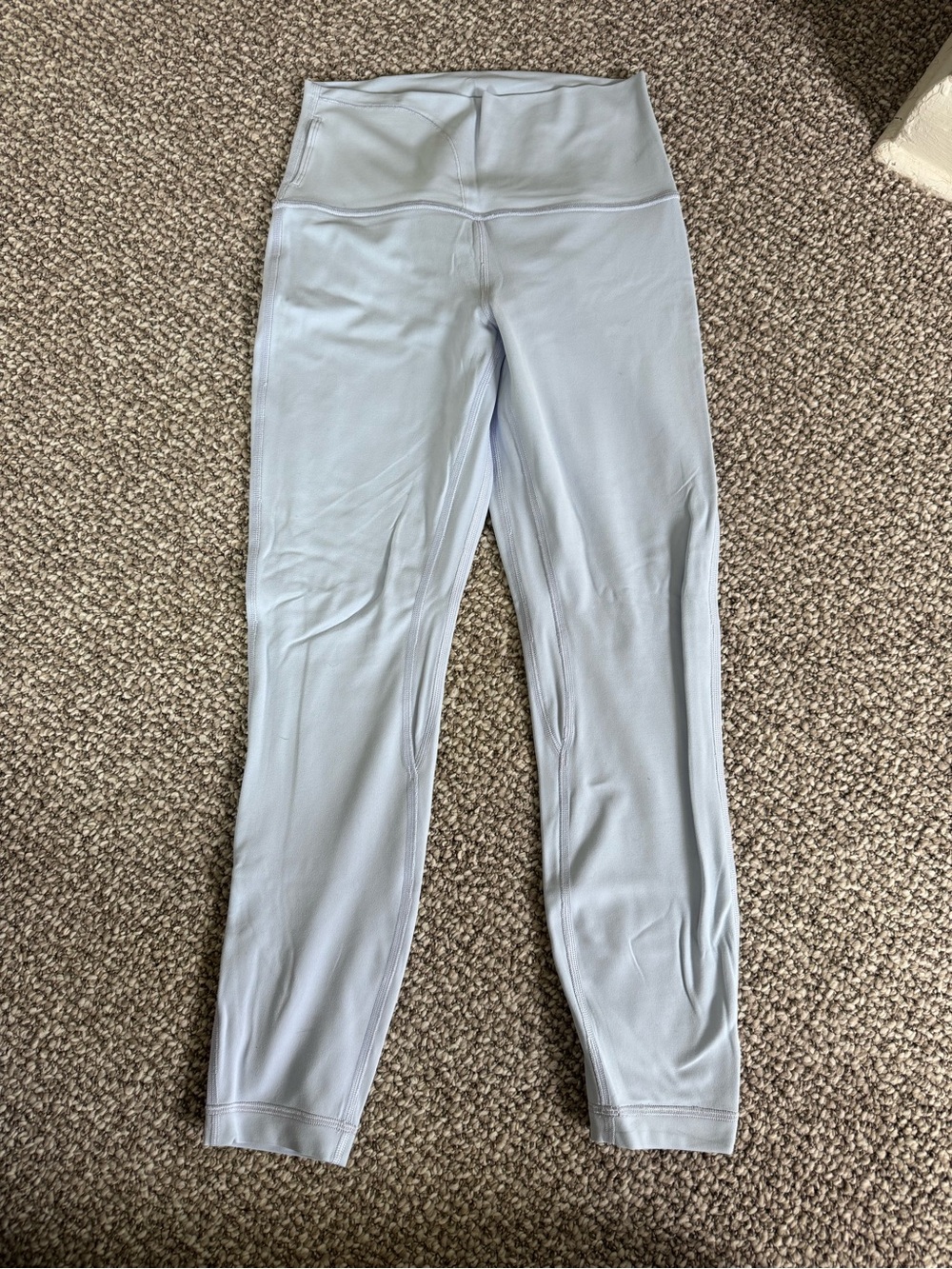 lululemon athletica Lilac/Light Blue High-Rise Leggings